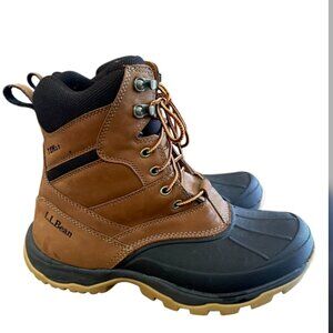 L.L.Bean Storm Chaser PrimaLoft Waterproof Tek 2.5 Duck Boots Men's size 9
